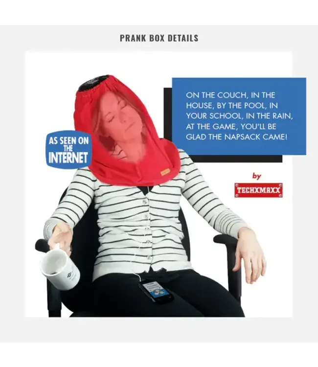 PRANK-O Prank Gift Box NapSack