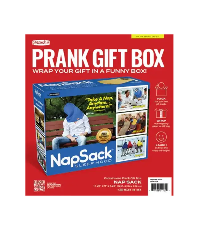 PRANK-O Prank Gift Box NapSack