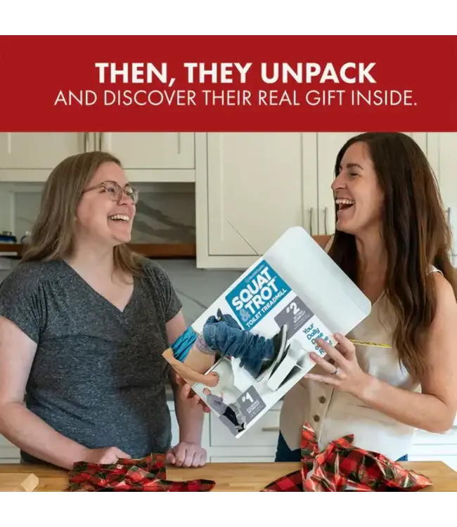 PRANK-O Prank Gift Box Squat & Trot