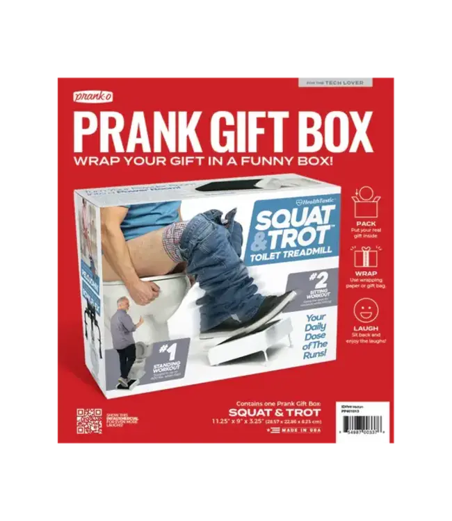 PRANK-O Prank Gift Box Squat & Trot