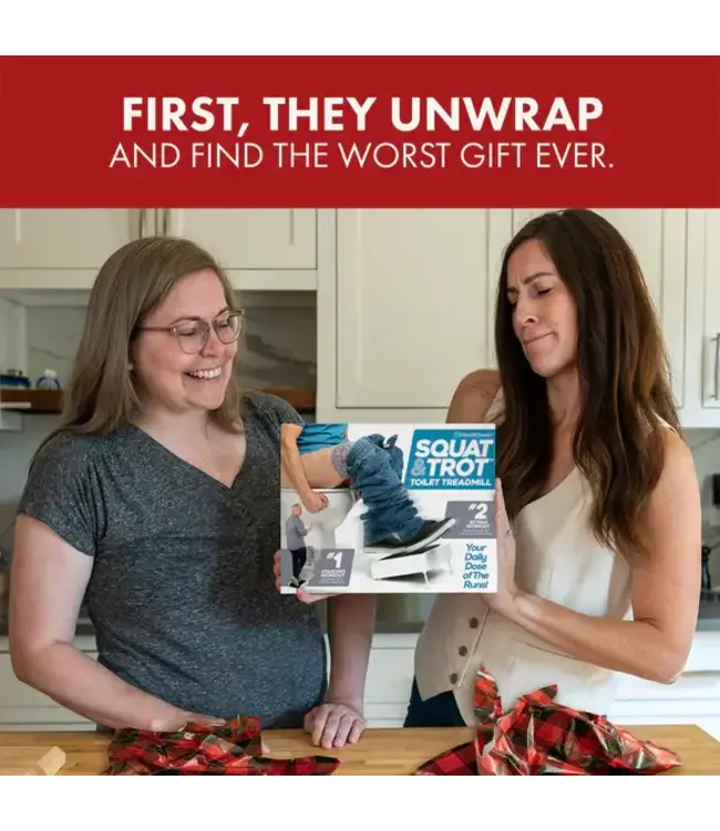 PRANK-O Prank Gift Box Squat & Trot