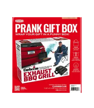 PRANK-O Prank Gift Box Carbecue Exhaust BBQ Grill