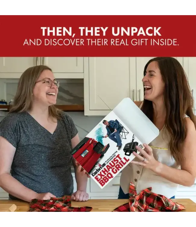 PRANK-O Prank Gift Box Carbecue Exhaust BBQ Grill