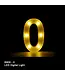 BABALOON Gold Led Light-Up Number 8 inch