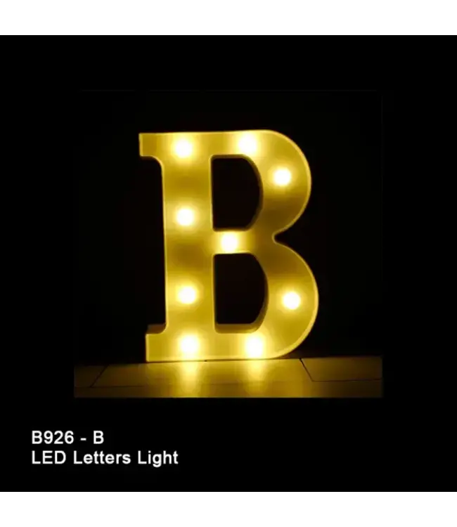 BABALOON 8in LED Light-up Letter B