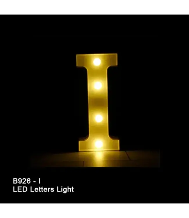 BABALOON 8in LED Light-up Letter I
