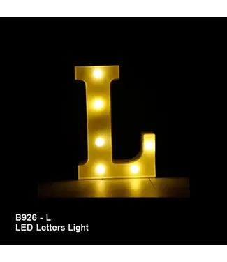 BABALOON 8in LED Light-up Letter L