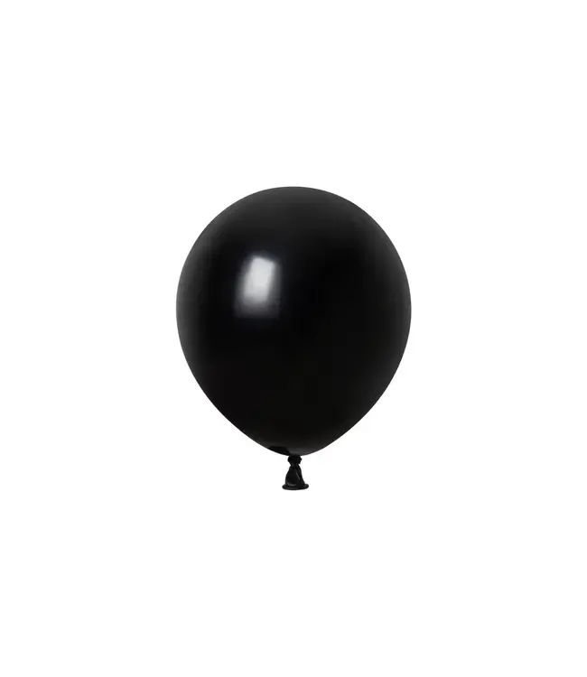 BABALOON 12in Latex Balloons #150 Black, 12 Count