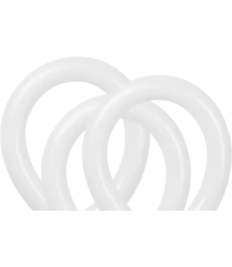 BABALOON 260 Latex Balloons #170 White, 100 Count