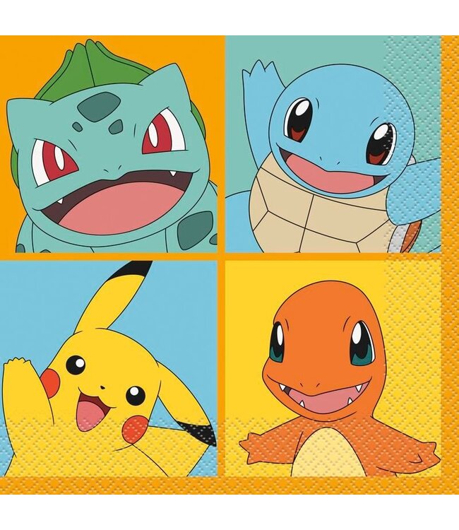 Unique Industries Pokémon Luncheon Napkins 16ct
