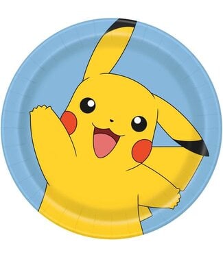 UNIQUE INDUSTRIES INC Pokémon Round 9" Dinner Plates 8ct