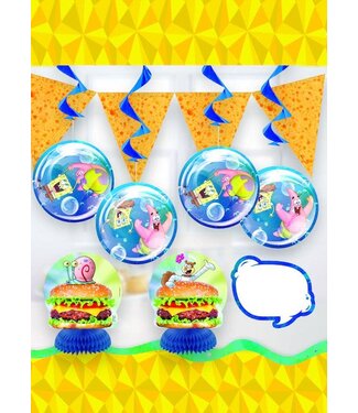 UNIQUE INDUSTRIES INC SpongeBob SquarePants Party Decorating Kit, 7pcs