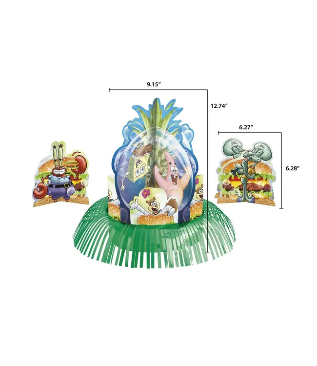 UNIQUE INDUSTRIES INC Paper SpongeBob SquarePants Party Table Decorating Kit, 23pcs