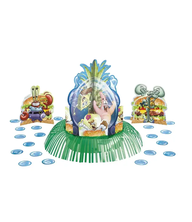 UNIQUE INDUSTRIES INC Paper SpongeBob SquarePants Party Table Decorating Kit, 23pcs