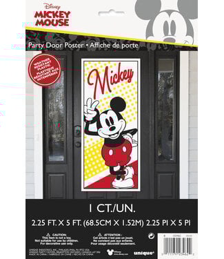 UNIQUE INDUSTRIES INC Mickey Mouse Door Poster - 27" x 60"