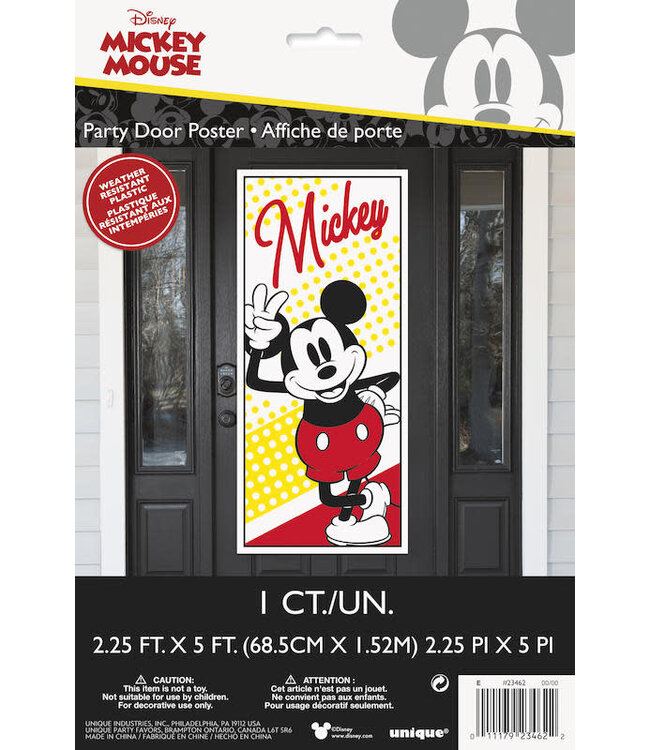 UNIQUE INDUSTRIES INC Mickey Mouse Door Poster - 27" x 60"