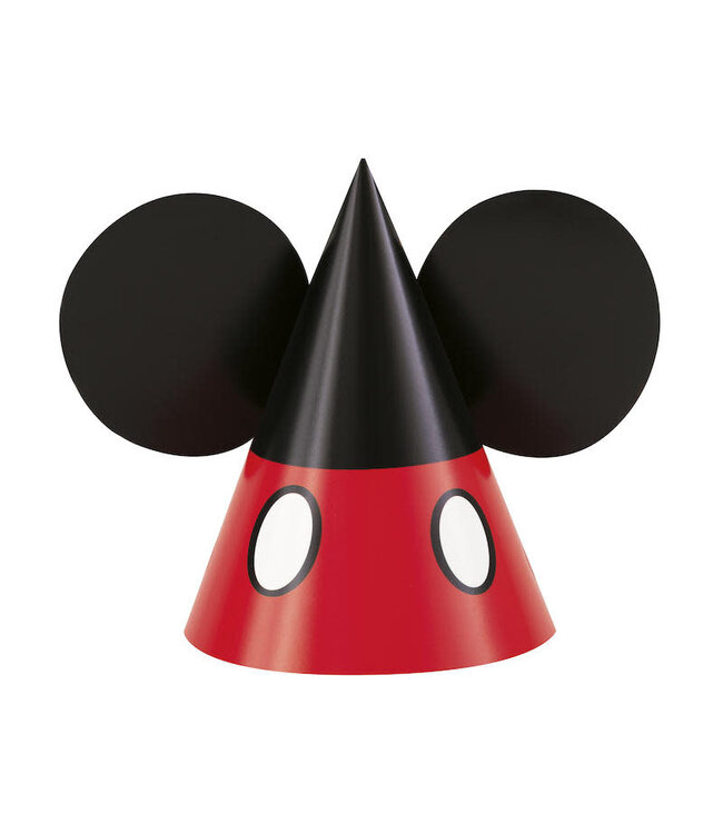 UNIQUE INDUSTRIES INC Mickey Mouse Cone Party Hats - 8 Pc.