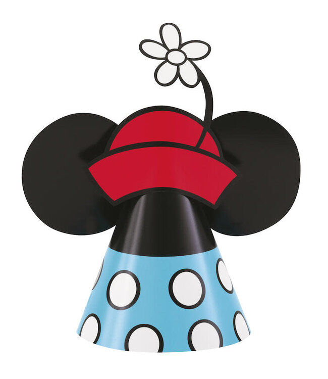 UNIQUE INDUSTRIES INC Mickey Mouse Cone Party Hats - 8 Pc.
