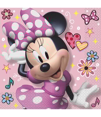 Unique Industries Disney's Minnie Mouse Luncheon Napkins - 16 Pc.