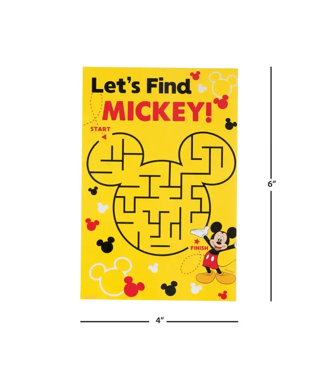 UNIQUE INDUSTRIES INC Mickey Mouse Party Favors for 8, 48 pieces