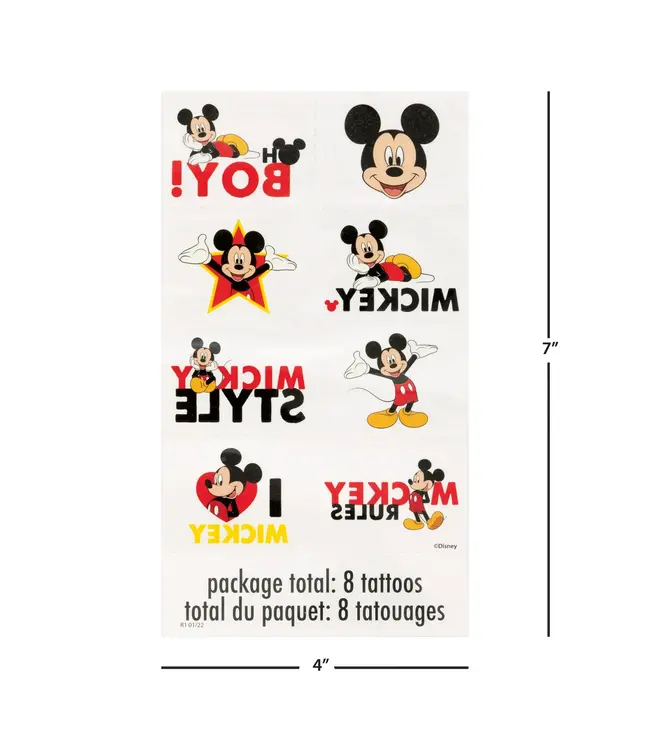 UNIQUE INDUSTRIES INC Mickey Mouse Party Favors for 8, 48 pieces