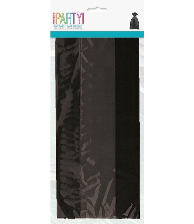 UNIQUE INDUSTRIES INC Black Cello Bags 30ct