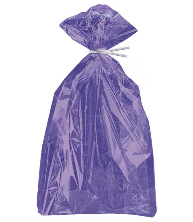 UNIQUE INDUSTRIES INC Purple Cello Bags 30ct