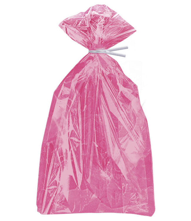 UNIQUE INDUSTRIES INC Hot Pink Cello Bags 30ct