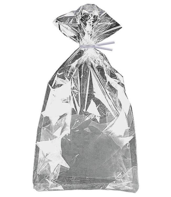UNIQUE INDUSTRIES INC Silver Foil Cello Bags 10ct