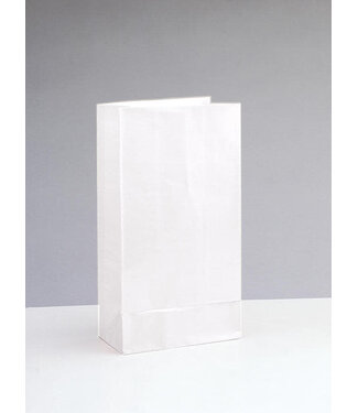 UNIQUE INDUSTRIES INC White Paper Party Bags-12ct