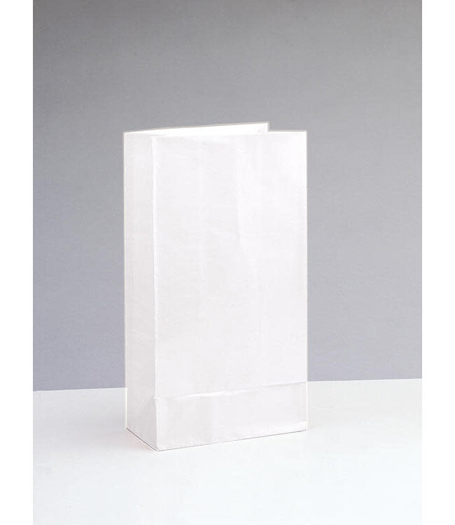 UNIQUE INDUSTRIES INC White Paper Party Bags-12ct