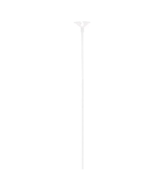 UNIQUE INDUSTRIES INC Unique Balloon Sticks & Cups-12in, 6 Pcs, One Size, White