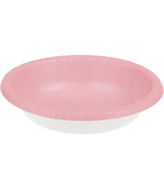 Unique Industries Lovely Pink Paper Bowls 20oz, 20ct