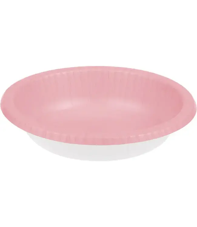 Unique Industries Lovely Pink Paper Bowls 20oz, 20ct