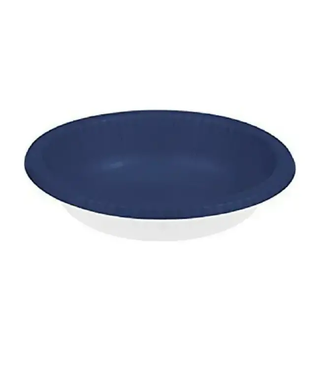 UNIQUE INDUSTRIES INC True Navy Paper Bowls 20oz, 20ct