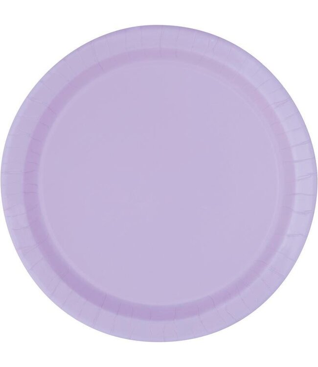 UNIQUE INDUSTRIES INC Lavender 10.25in Paper Plates-50 count