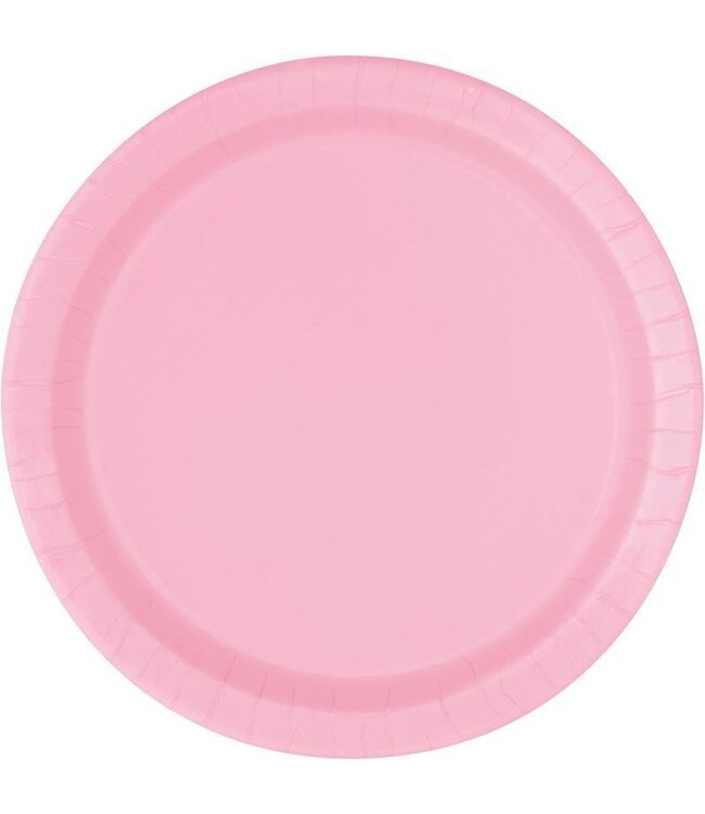UNIQUE INDUSTRIES INC Lovely Pink 10.25in Paper Plates-50 count