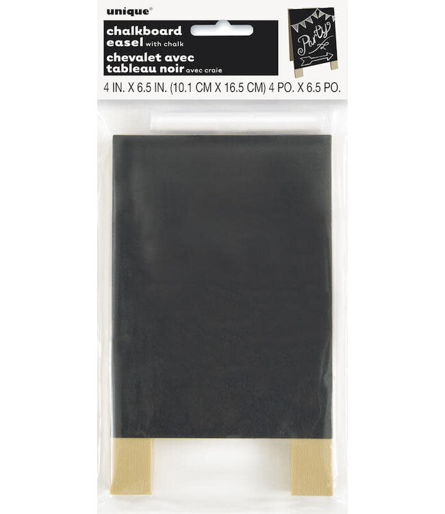 UNIQUE INDUSTRIES INC Chalkboard Easel