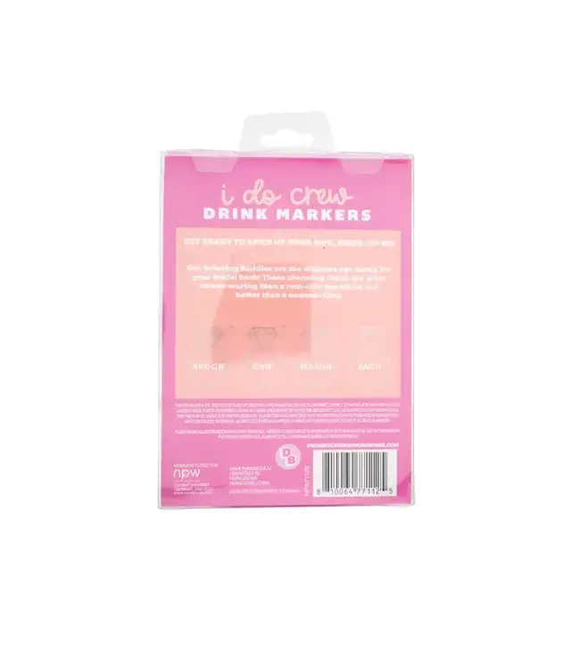 NPW I Do Crew Drink Markers-4 Pack