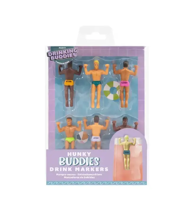 NPW Drinking Buddies Drink Markers 6-Pack