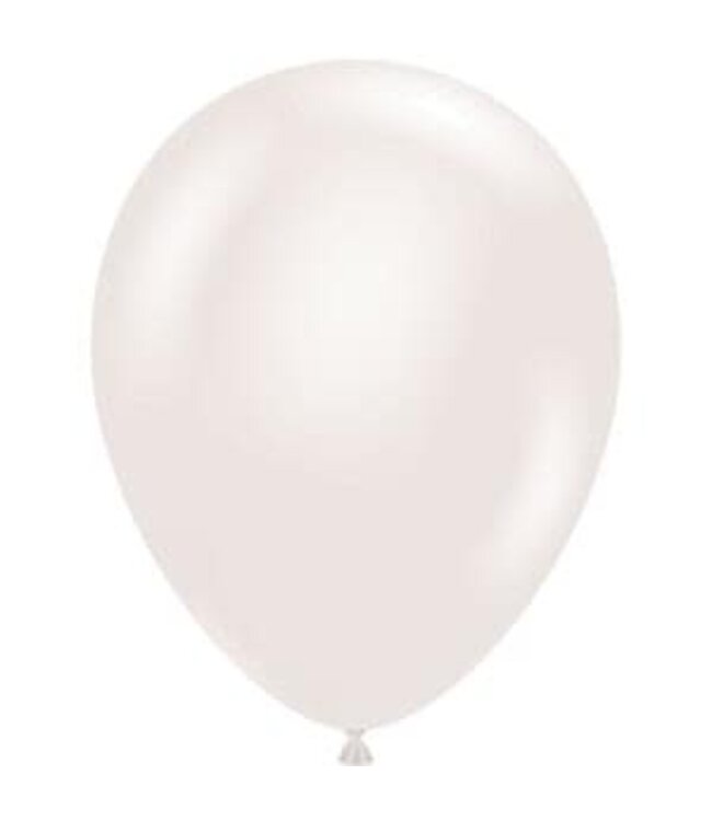 TUFTEX 11in Tuftex latex balloons Sugar Pearl 100 count bag