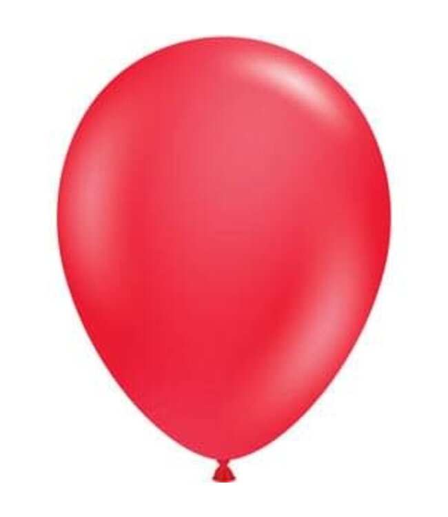 TUFTEX 11in TUFTEX Latex Red Standard 100 count bag