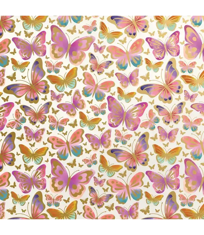 JILLSON ROBERTS Beautiful Butterflies - Gift Wrap - Rolls