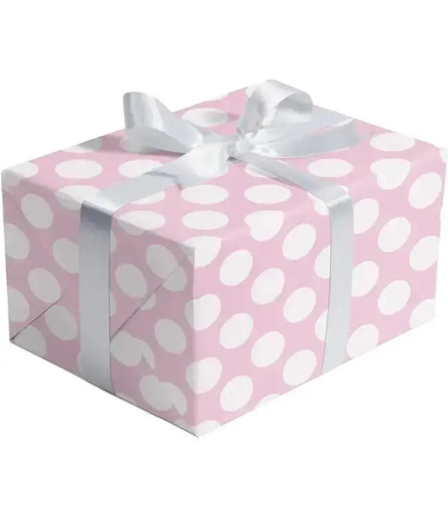JILLSON ROBERTS Pastel Pink Dot & Pastel Blue Stripe Gift Wrap - Rolls