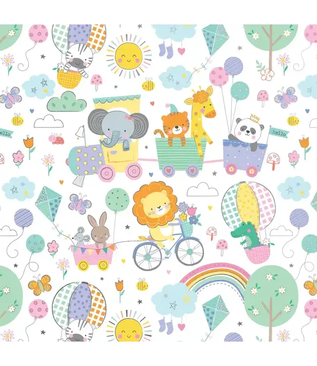 JILLSON ROBERTS Animal Adventures -Gift Wrap - Roll