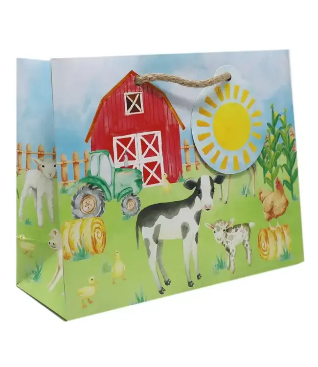 JILLSON ROBERTS ON THE FARM SMALL GIFT BAG