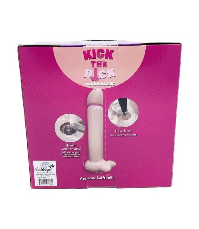 ISLAND DOGS Kick the Dick Punching Bag