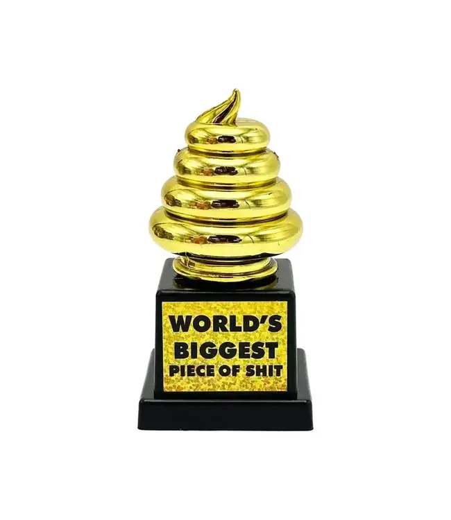 ISLAND DOGS World's Biggest Piece of Shit Trophy