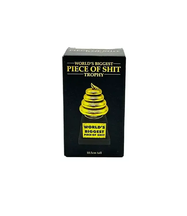 ISLAND DOGS World's Biggest Piece of Shit Trophy