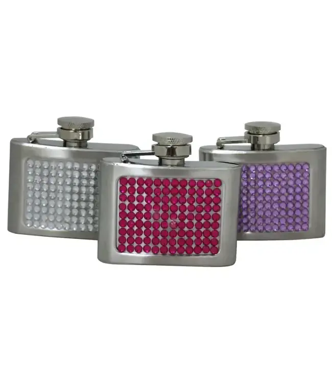 ISLAND DOGS Mini 2 oz Bling Flask